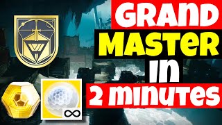 Destiny 2 Glassway Boss cheese Grandmaster  Exotic Farm [upl. by Herrod]