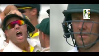 ABD vs WARNER  De Villiers Comeback After Warners fiery Send Off [upl. by Shaver]