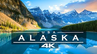 Alaska USA 🇺🇸  by drone 4K [upl. by Ahcorb]