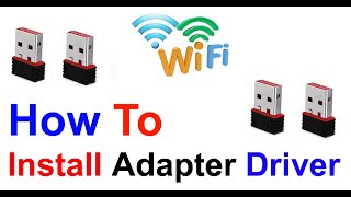 How to install wifi adapter driver for windows 7  IDEAS [upl. by Hansel]