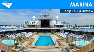 Marina Ship Tour Highlights amp Review Oceania Cruises [upl. by Enilrek607]