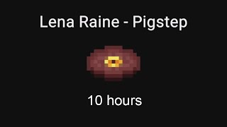 10 Hour Minecraft Music  Pigstep by Lena Raine [upl. by Naggem782]