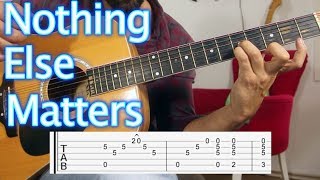 Nothing Else Matters  Metallica  Nasıl Çalınır Gitar dersi Guitar Lesson amp Tutorial [upl. by Mcroberts]