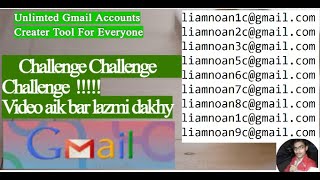 Unlimited Gmail Account Creator Tool  How To Create Unlimited Gmails  Challenge Video it4task [upl. by Leahcimluap542]