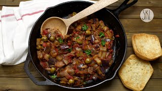 1 Minute Recipe  Easy Caponata Recipe [upl. by Neely190]