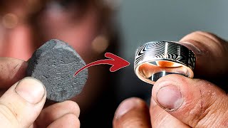 Making My Wedding Ring From A Block Of Steel [upl. by Hewe335]