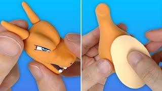 Pokémon Figures Making  Charizard  Clay Art [upl. by Netsoj]