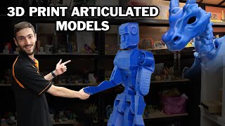 How to 3D Print Articulated Models [upl. by Carter305]