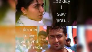 Sillunu Oru Kadhal  Romantic Scene  Suriya and Jyothika Celebrates Weekend  Suriya  Jyothika [upl. by Nogam225]