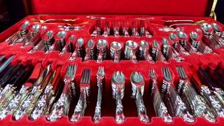 Tiffany amp Co Silver Flatware English King Pattern from MS Rau Antiques [upl. by Draillih472]