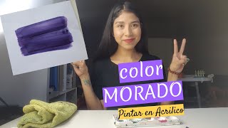 Cómo hacer color MORADO Super facil [upl. by Hege]