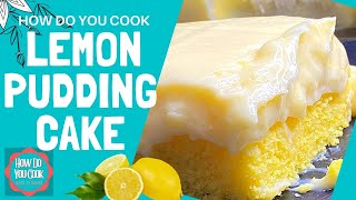 HOW TO MAKE LEMON PUDDING CAKE RECIPE VIDEO [upl. by Hymen]