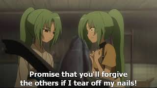 Higurashi no naku koro ni  Finger nail [upl. by Ecnatsnok]