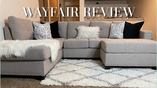 I ORDERED A SECTIONAL FROM WAYFAIR  VERY HONEST WAYFAIR REVIEW [upl. by Kent486]