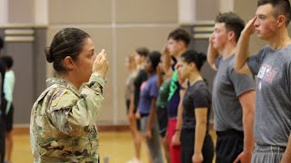 New US Army Recruits Prepare for Basic Training [upl. by Ynnohj533]