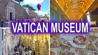 VATICAN MUSEUM  VATICAN ROME 4K [upl. by Sunev917]