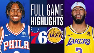 76ERS at LAKERS  FULL GAME HIGHLIGHTS  March 22 2024 [upl. by Enyaw]