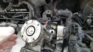 Kia Sportage EGR Valve removal and Refitting [upl. by Kcirtemed570]