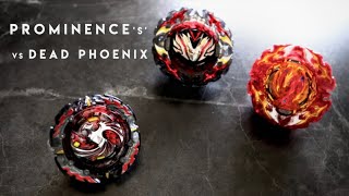 DEAD PHOENIX vs PROMINENCE VALKYRIE amp PHOENIX  Phi vs Payne  Beyblade Burst Dynamite Battle [upl. by Readus]