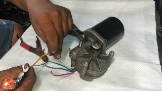 How to Identify the Wires of 5 pin Wiper Motor  Tagalog with English Caption [upl. by Nit]