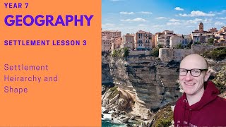 Geography  Settlement  Settlement Hierarchy and Shape [upl. by Hollis]