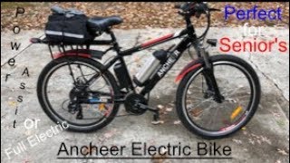 Ancheer Electric Mountain Bike Great for Seniors too [upl. by Geldens961]