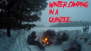 Winter Camping in a Quinzee [upl. by Tnomel]