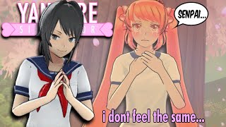 OSANA GETS REJECTED  Yandere Simulator Official Demo [upl. by Shanie566]