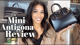 GIVENCHY ANTIGONA MINI REVIEW  Shiny Box Leather  KWSHOPS [upl. by Muslim]