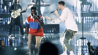 Imagine Dragons Khalid  quotThunder  Young Dumb amp Brokequot Live AMAs 2017 [upl. by Agle127]