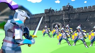 Can I Survive This Massive CASTLE SIEGE in Village Feud Multiplayer [upl. by Eitsud]