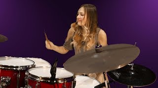 Slow Ride – Foghat  Mia Morris full version drum cover Nashville Drummer Musician Songwriter [upl. by Nnaeinahpets]