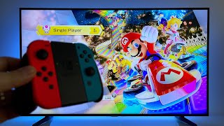 Mario Kart 8 Deluxe  Nintendo Switch dock mode gameplay  4K TV [upl. by Dicky]