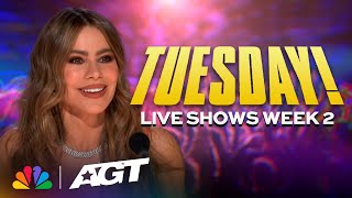 Performing TONIGHT  AGT Live Shows Week 2  AGT 2023 [upl. by Devad]