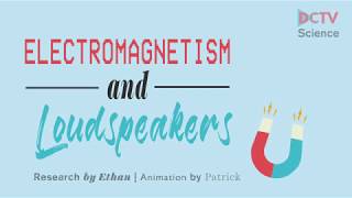 DCTV Science  How a Loudspeaker Works by Electromagnetism [upl. by Imar]