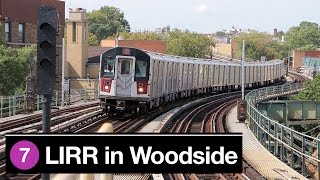 NYC Subway and LIRR in Woodside Queens [upl. by Vincent]