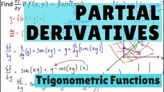 Partial Derivatives  Trigonometric Functions [upl. by Triplett]