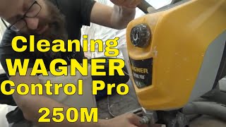 Cleaning Wagner Control Pro 250M Airless Paintspray System HEA [upl. by Becht805]