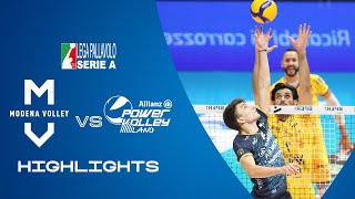 Modena vs Milano  Highlights  Superlega  1a Giornata [upl. by Wilona]