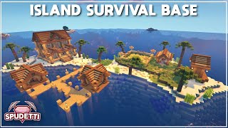 Minecraft How to Build an Island Survival Base Tutorial 2020 [upl. by Eugenides361]