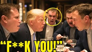 Trump and Elon MUSK ATTACKED while EATING LUNCH AT RESTAURANT Friday [upl. by Alur955]