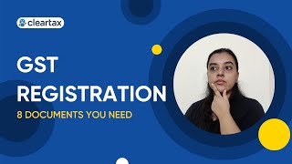 8 Documents Required for GST Registration 2021 [upl. by Noswal168]