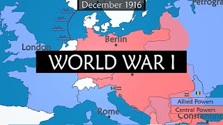 World War I  Summary on a Map [upl. by Yruj411]