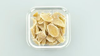 How to make Ginger Candy  Easy Candied Ginger Recipe [upl. by Tillio]