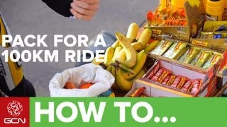 What To Take On A 100km Ride  Cycling Tips [upl. by Nesyaj]