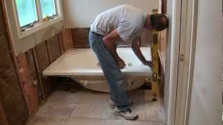 Installing a Whirlpool Jet Tub Part 1 [upl. by Onitnevuj]