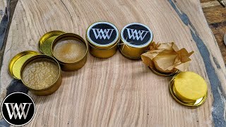 Home Made Paste Wax From Boiled Linseed oil and Beeswax [upl. by Anicul]