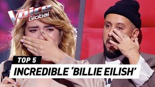 MOST emotional BILLIE EILISH Blind Auditions in The Voice 2020 [upl. by Nitnilc412]