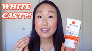 LA ROCHE POSAY ANTHELIOS SPF 50 GENTLE LOTION MINERAL SUNSCREEN REVIEW SENSITIVE SKIN [upl. by Thomasine]