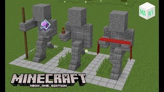 ESTÁTUAS DE PEDRA  TUTORIAL MINECRAFT CUSTOM MAP [upl. by Penrod]